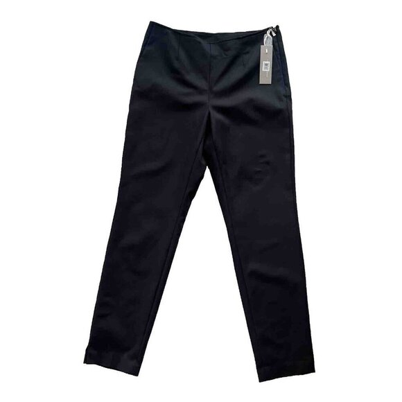 Emerson Rose Pants - Emerson Rose Women's Black Knit Twill Woven Ankle Slim Pants Trousers Size 4